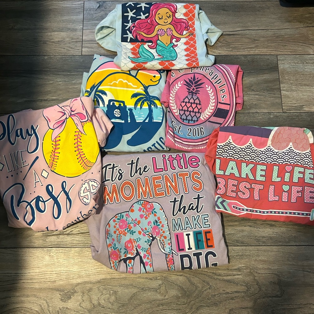 5 Girls Simply Southern TShirts